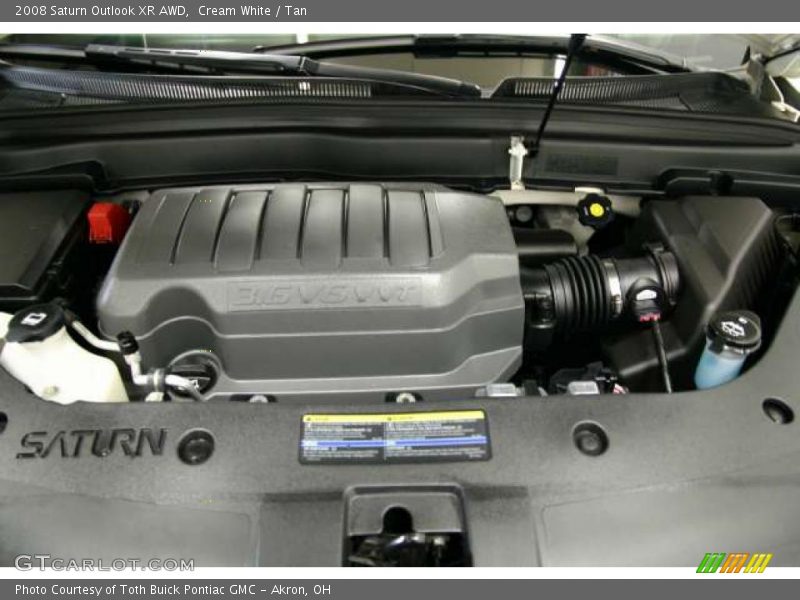  2008 Outlook XR AWD Engine - 3.6 Liter DOHC 24-Valve VVT V6
