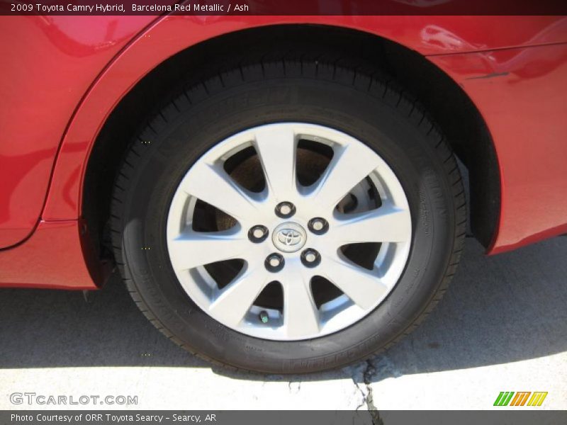 Barcelona Red Metallic / Ash 2009 Toyota Camry Hybrid
