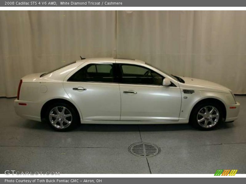 White Diamond Tricoat / Cashmere 2008 Cadillac STS 4 V6 AWD