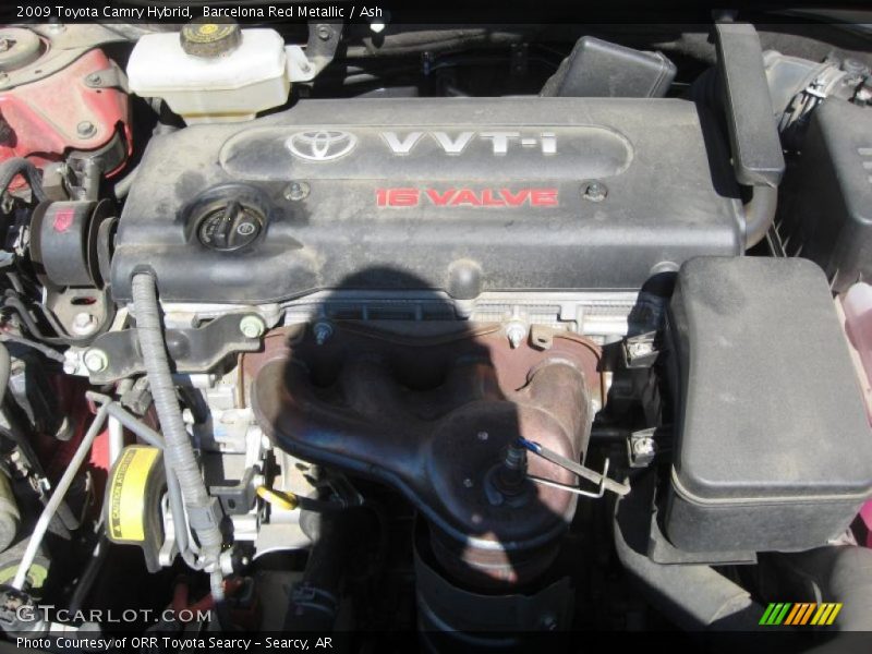 Barcelona Red Metallic / Ash 2009 Toyota Camry Hybrid