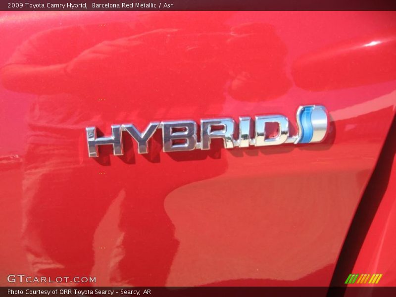 Barcelona Red Metallic / Ash 2009 Toyota Camry Hybrid