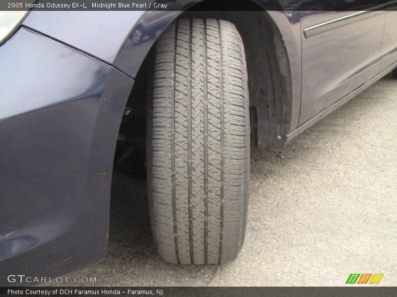 Midnight Blue Pearl / Gray 2005 Honda Odyssey EX-L