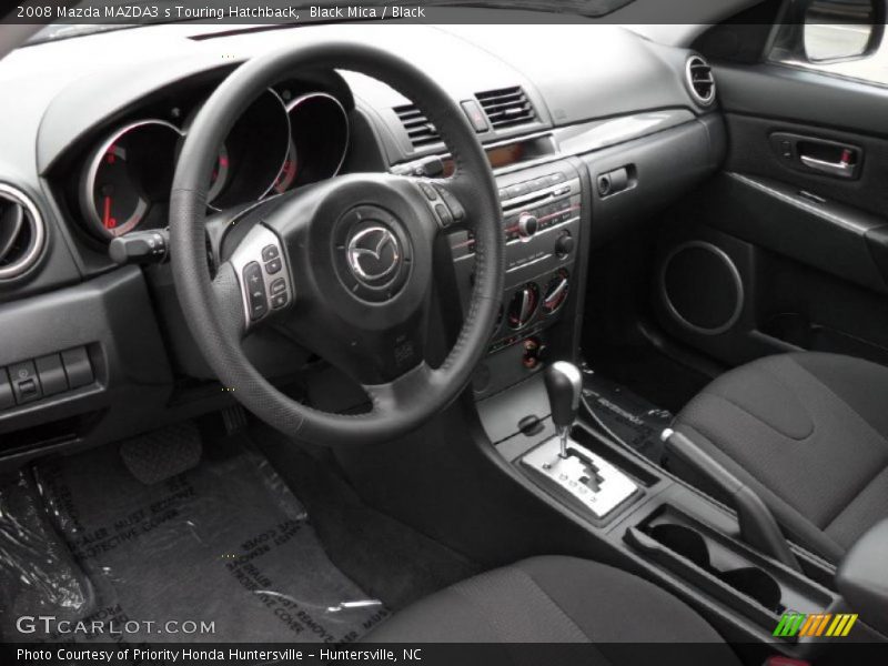 Black Mica / Black 2008 Mazda MAZDA3 s Touring Hatchback