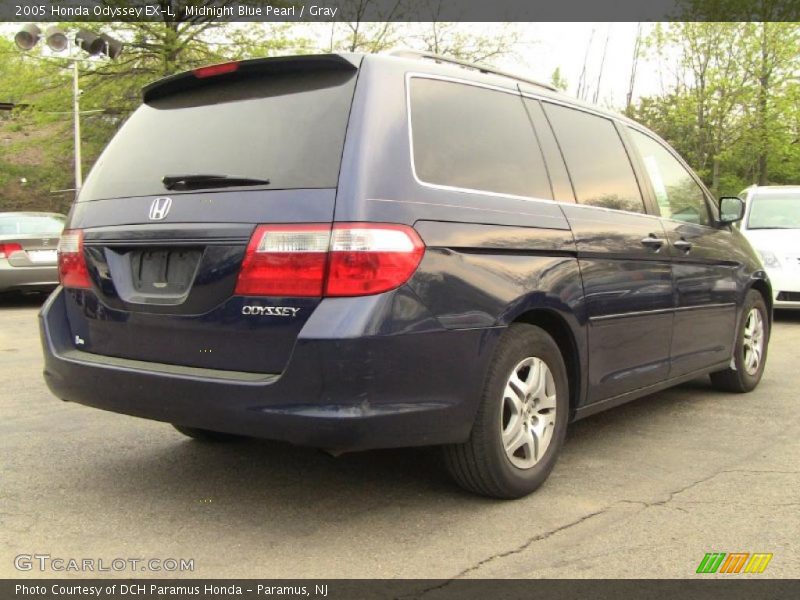 Midnight Blue Pearl / Gray 2005 Honda Odyssey EX-L