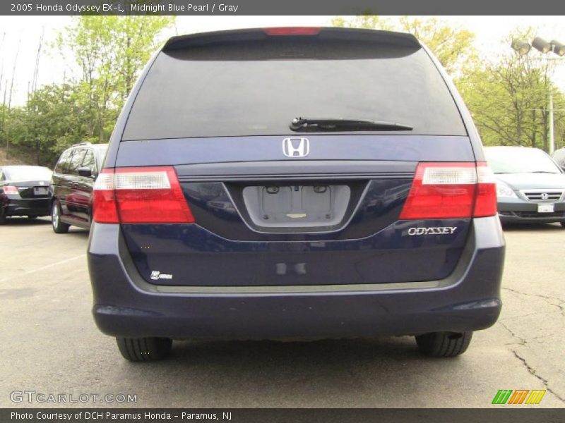 Midnight Blue Pearl / Gray 2005 Honda Odyssey EX-L