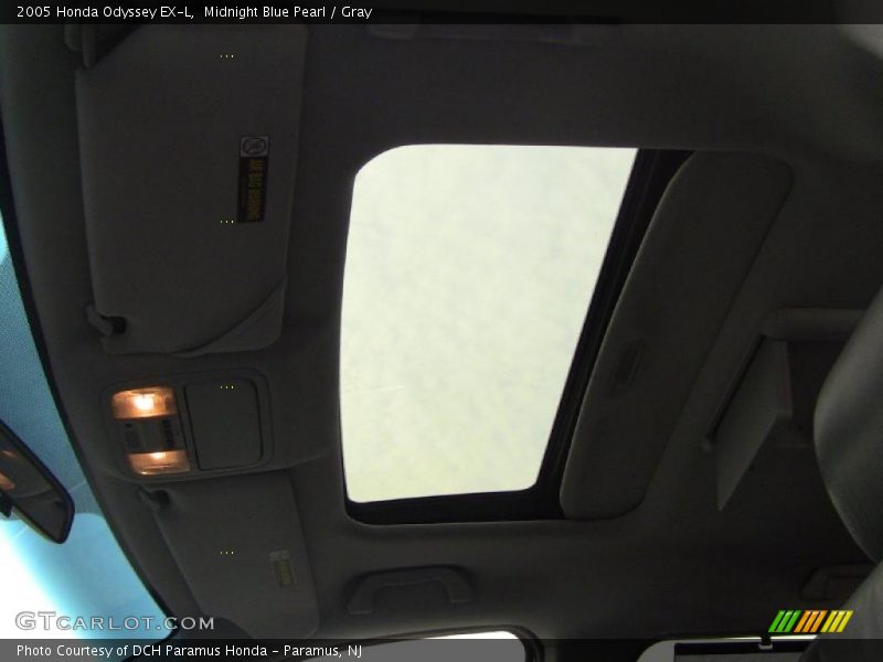 Midnight Blue Pearl / Gray 2005 Honda Odyssey EX-L