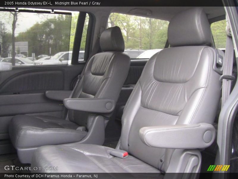 Midnight Blue Pearl / Gray 2005 Honda Odyssey EX-L