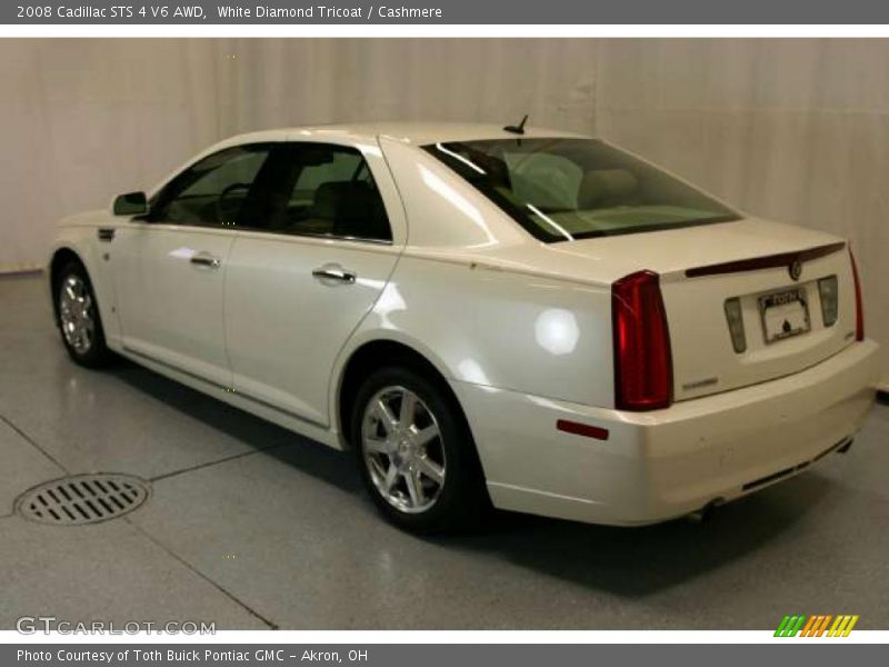 White Diamond Tricoat / Cashmere 2008 Cadillac STS 4 V6 AWD