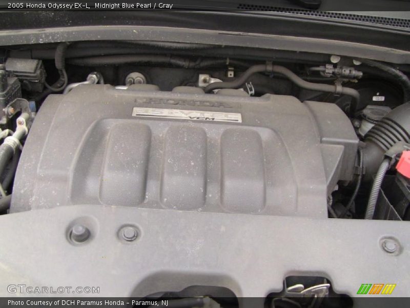 Midnight Blue Pearl / Gray 2005 Honda Odyssey EX-L