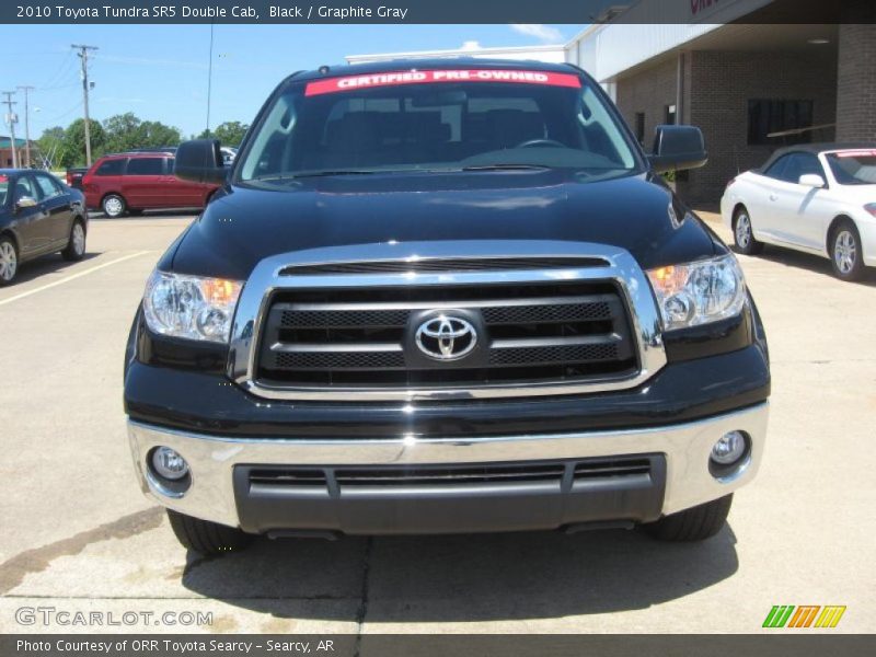 Black / Graphite Gray 2010 Toyota Tundra SR5 Double Cab