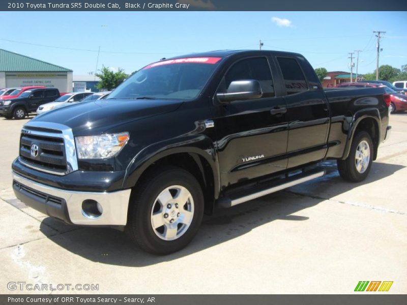 Black / Graphite Gray 2010 Toyota Tundra SR5 Double Cab