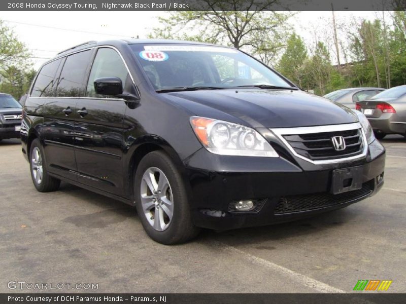 Nighthawk Black Pearl / Black 2008 Honda Odyssey Touring