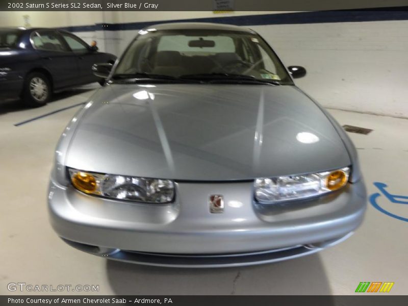 Silver Blue / Gray 2002 Saturn S Series SL2 Sedan