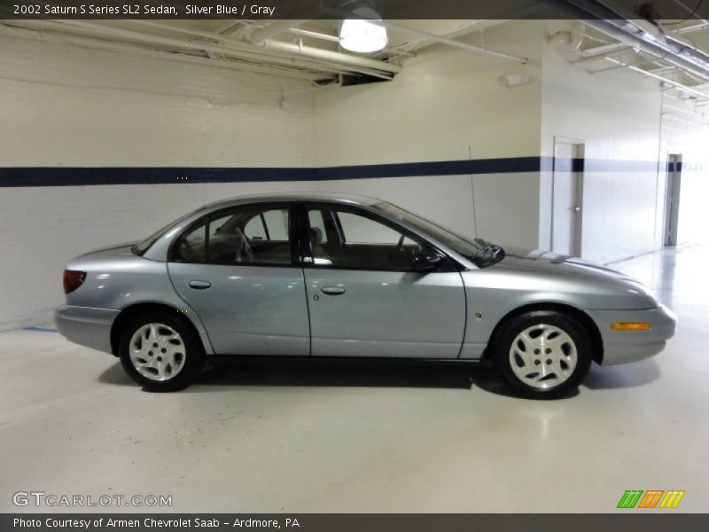 Silver Blue / Gray 2002 Saturn S Series SL2 Sedan