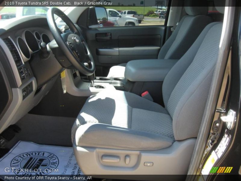 Black / Graphite Gray 2010 Toyota Tundra SR5 Double Cab