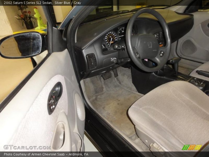 Silver Blue / Gray 2002 Saturn S Series SL2 Sedan