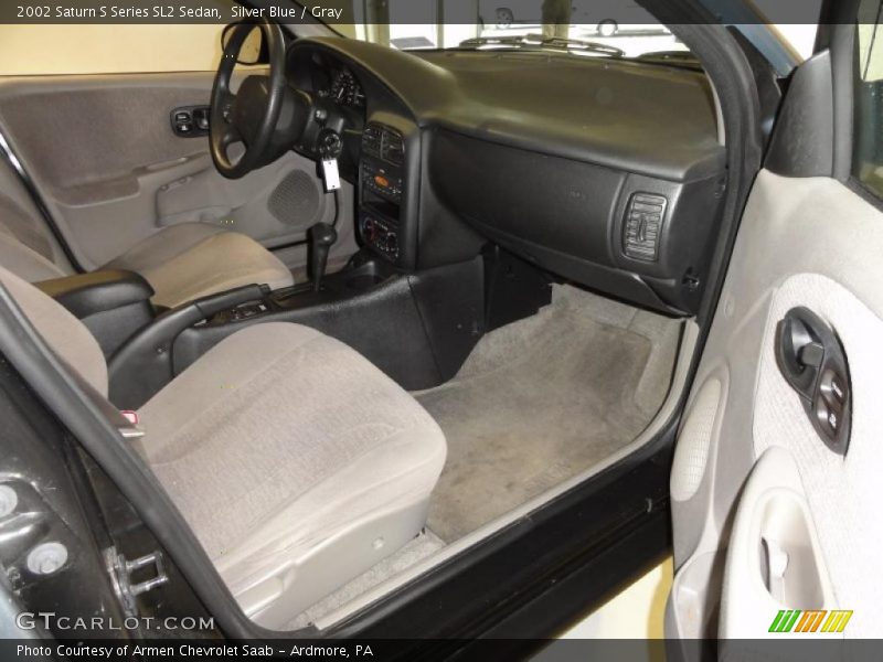 Silver Blue / Gray 2002 Saturn S Series SL2 Sedan