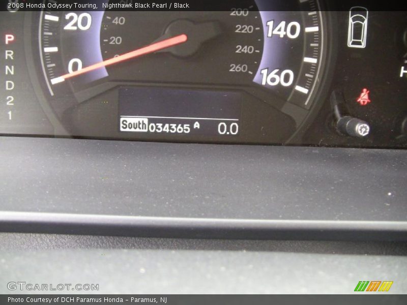 Nighthawk Black Pearl / Black 2008 Honda Odyssey Touring
