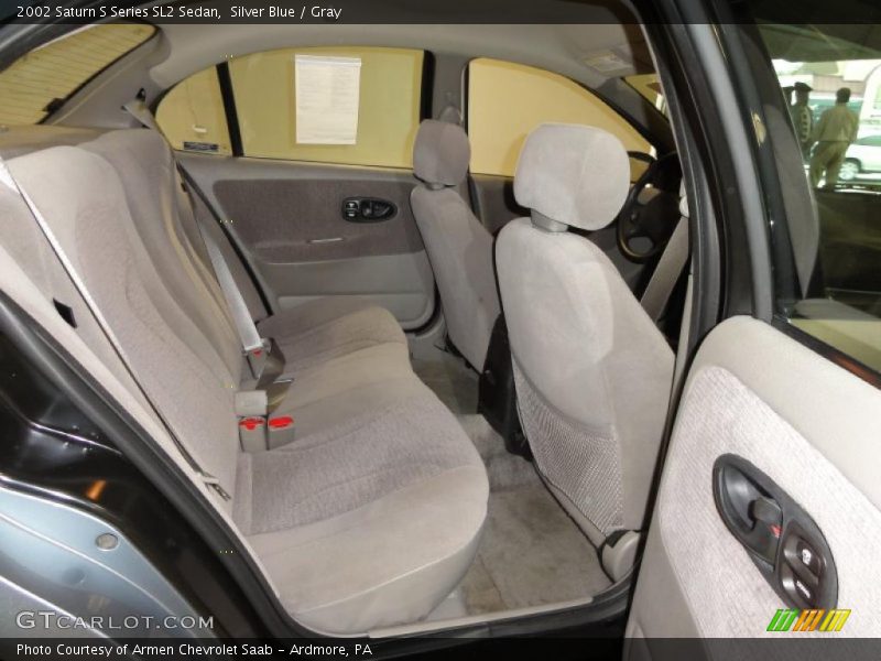 Silver Blue / Gray 2002 Saturn S Series SL2 Sedan