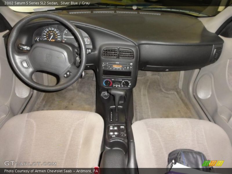 Silver Blue / Gray 2002 Saturn S Series SL2 Sedan