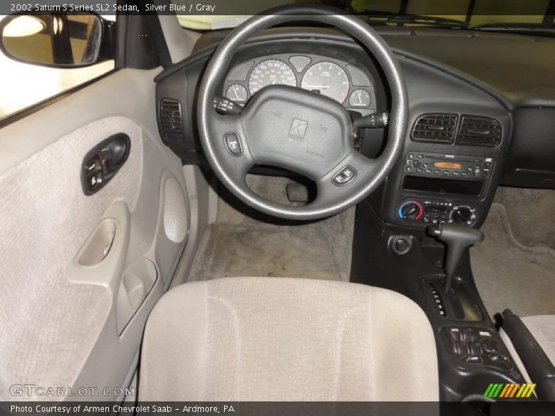Silver Blue / Gray 2002 Saturn S Series SL2 Sedan