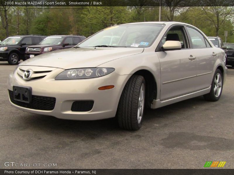 Smokestone / Black 2008 Mazda MAZDA6 i Sport Sedan
