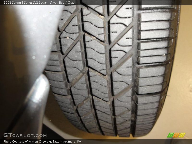 Silver Blue / Gray 2002 Saturn S Series SL2 Sedan
