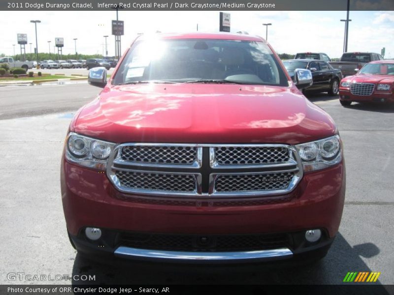 Inferno Red Crystal Pearl / Dark Graystone/Medium Graystone 2011 Dodge Durango Citadel