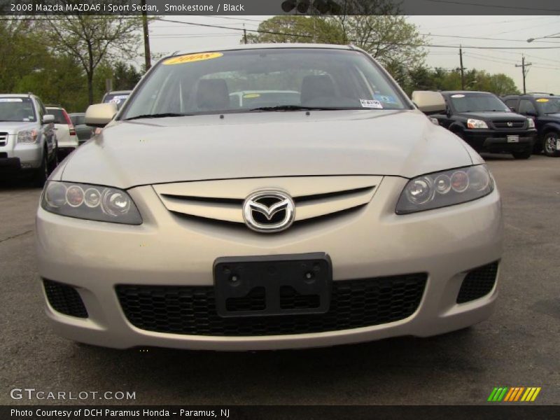 Smokestone / Black 2008 Mazda MAZDA6 i Sport Sedan