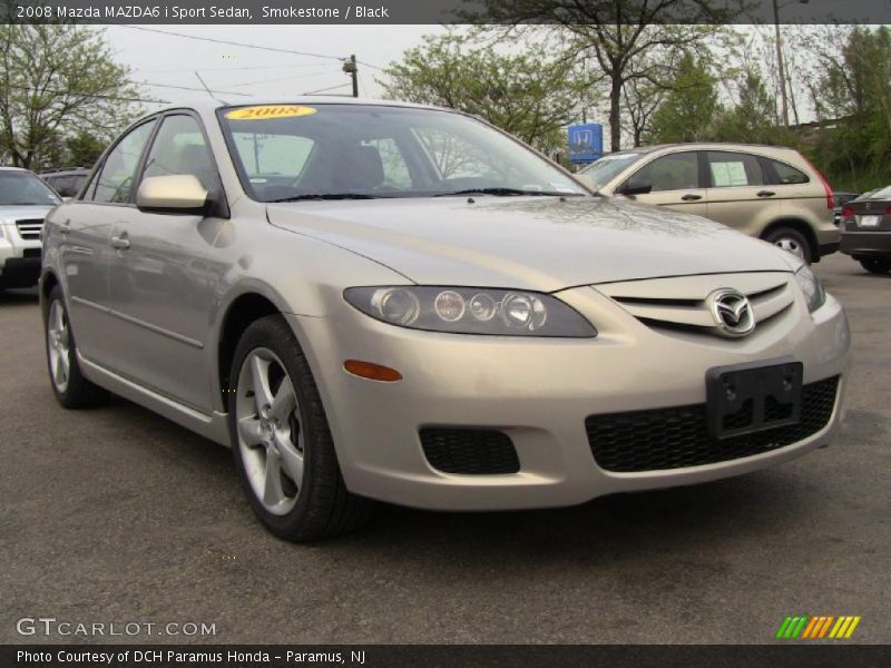 Smokestone / Black 2008 Mazda MAZDA6 i Sport Sedan