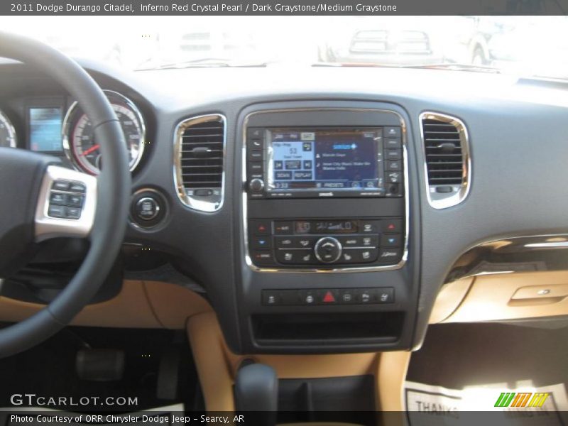 Inferno Red Crystal Pearl / Dark Graystone/Medium Graystone 2011 Dodge Durango Citadel