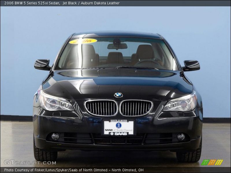 Jet Black / Auburn Dakota Leather 2006 BMW 5 Series 525xi Sedan