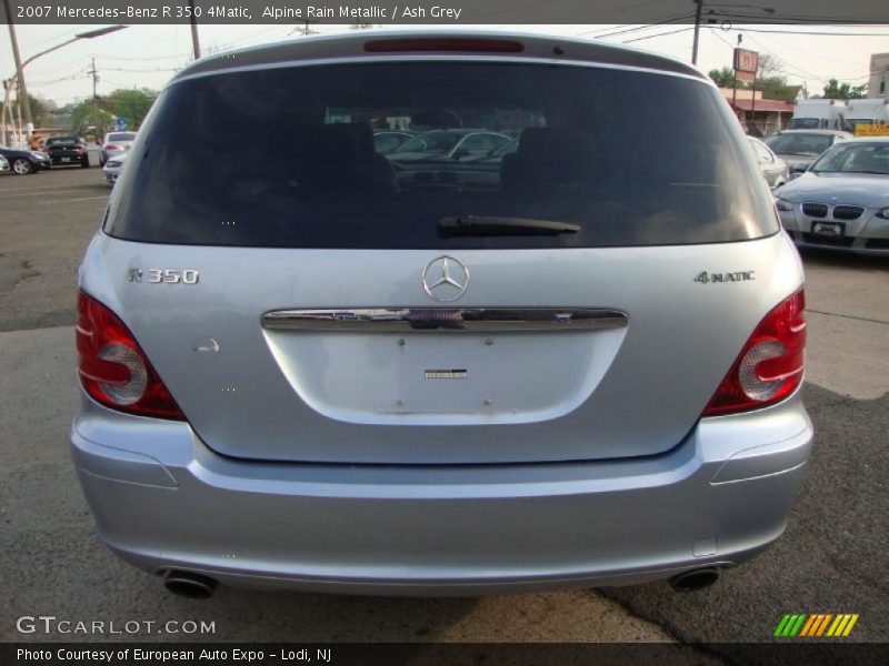 Alpine Rain Metallic / Ash Grey 2007 Mercedes-Benz R 350 4Matic