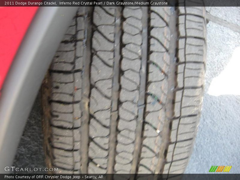 Inferno Red Crystal Pearl / Dark Graystone/Medium Graystone 2011 Dodge Durango Citadel