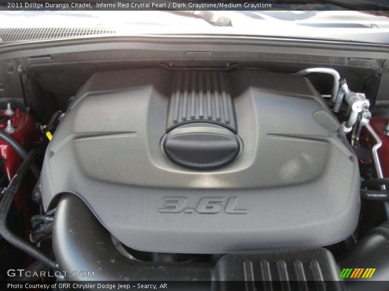 Inferno Red Crystal Pearl / Dark Graystone/Medium Graystone 2011 Dodge Durango Citadel