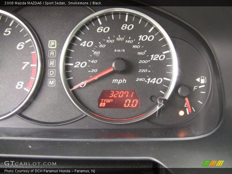 Smokestone / Black 2008 Mazda MAZDA6 i Sport Sedan