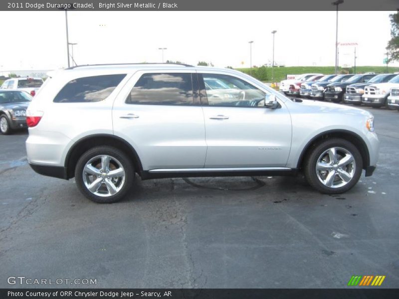 Bright Silver Metallic / Black 2011 Dodge Durango Citadel