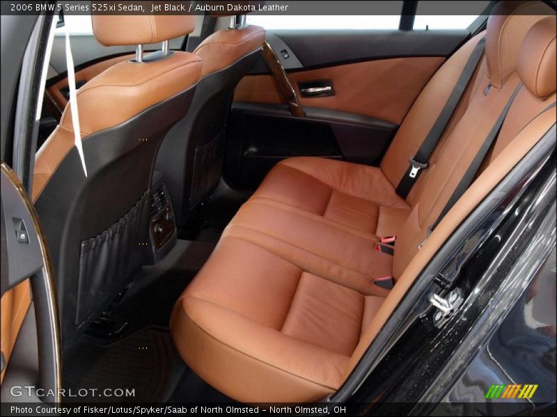 Jet Black / Auburn Dakota Leather 2006 BMW 5 Series 525xi Sedan