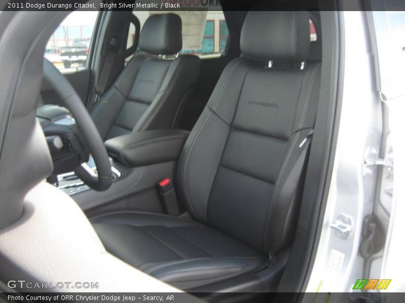 Bright Silver Metallic / Black 2011 Dodge Durango Citadel