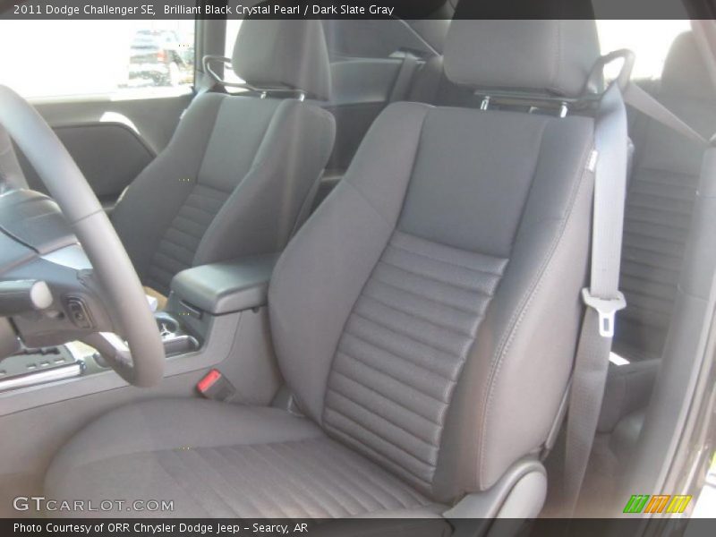 Brilliant Black Crystal Pearl / Dark Slate Gray 2011 Dodge Challenger SE