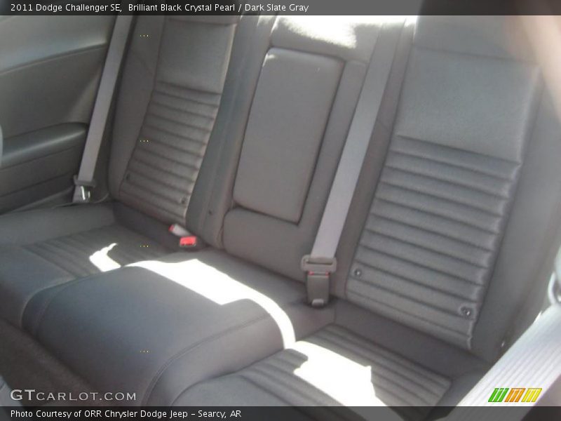 Brilliant Black Crystal Pearl / Dark Slate Gray 2011 Dodge Challenger SE
