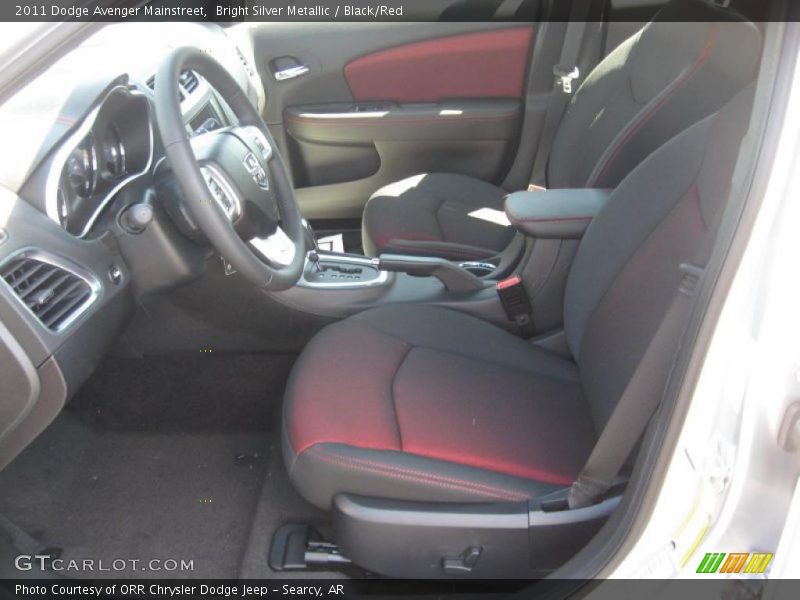  2011 Avenger Mainstreet Black/Red Interior