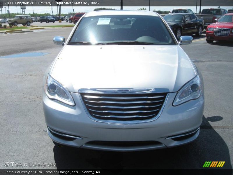 Bright Silver Metallic / Black 2011 Chrysler 200 Limited