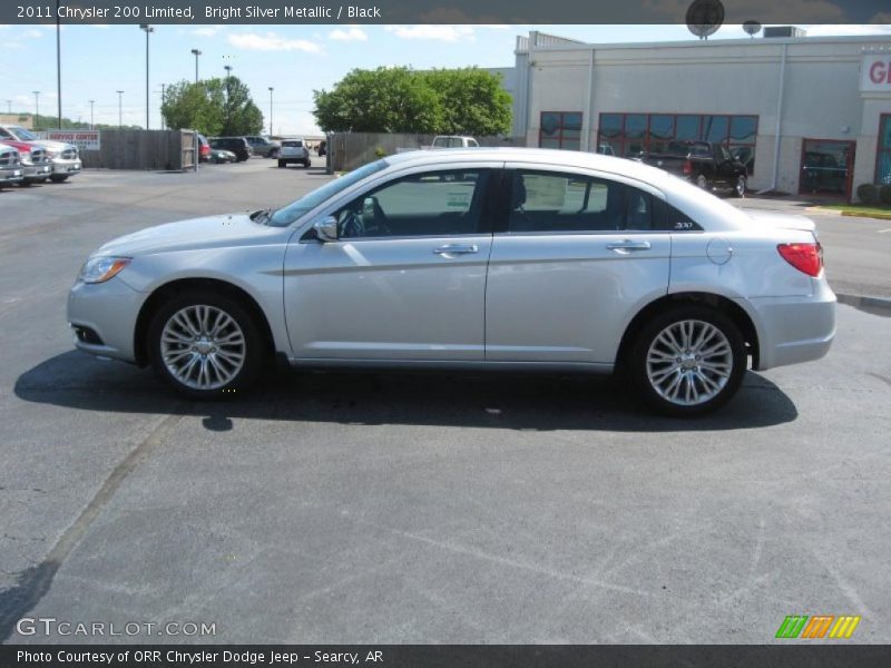 Bright Silver Metallic / Black 2011 Chrysler 200 Limited