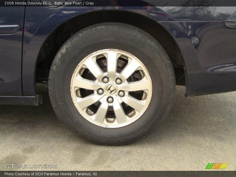 Baltic Blue Pearl / Gray 2008 Honda Odyssey EX-L