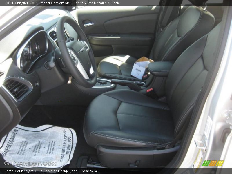 Bright Silver Metallic / Black 2011 Chrysler 200 Limited Convertible