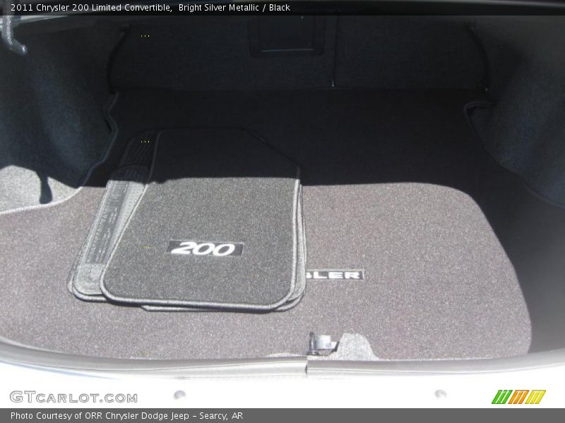 Bright Silver Metallic / Black 2011 Chrysler 200 Limited Convertible
