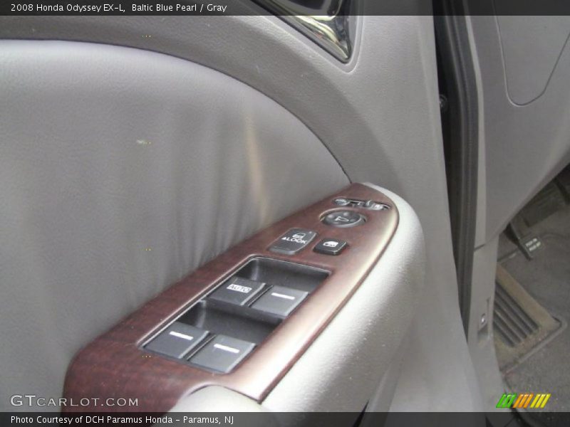 Baltic Blue Pearl / Gray 2008 Honda Odyssey EX-L