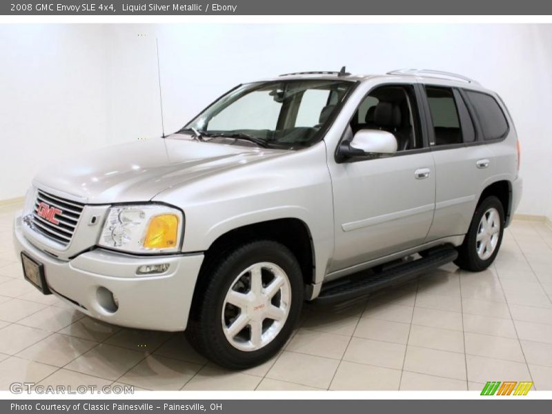 Liquid Silver Metallic / Ebony 2008 GMC Envoy SLE 4x4