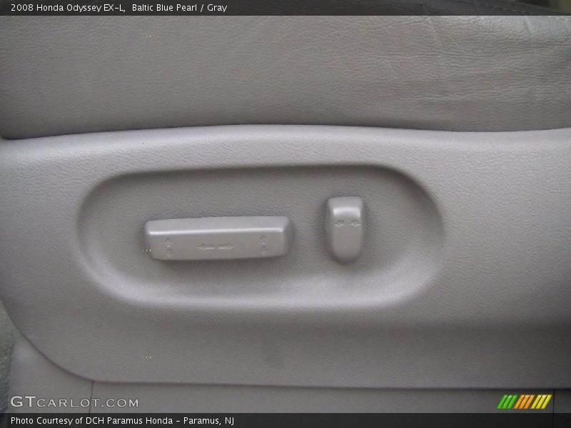 Baltic Blue Pearl / Gray 2008 Honda Odyssey EX-L